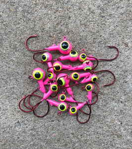 Pretty Pink Jig Heads